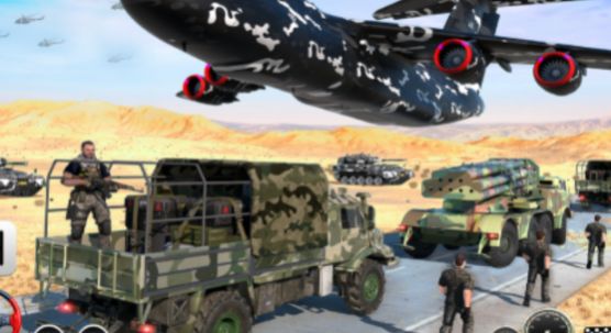 Army Vehicle Transporter Truck Simulator