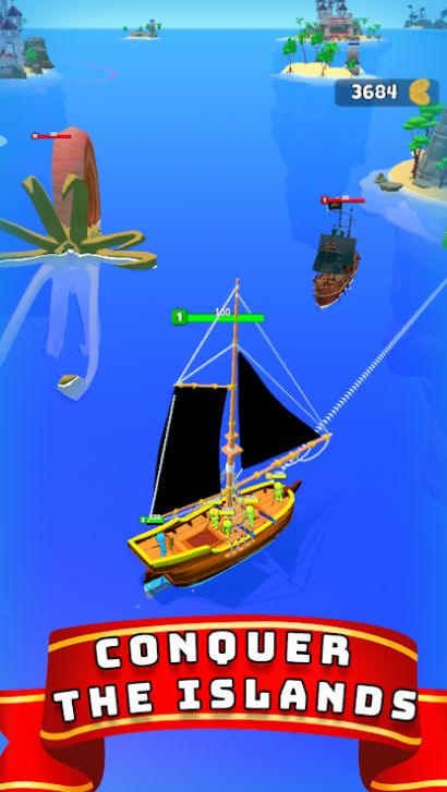 海盗统治游戏安卓版（Island Raid）图1