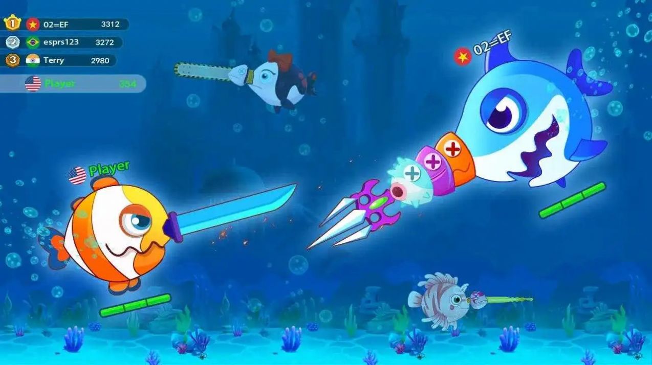 鲨鱼生存大作战（Shark vs Fish.io）图1
