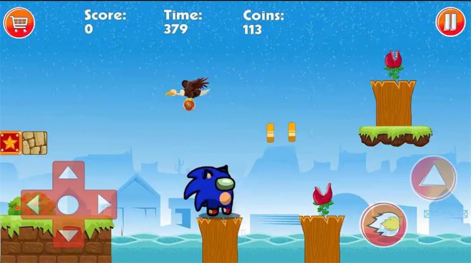 蓝色冒名顶替者大冒险(bleu hedgehog Runner Dash)