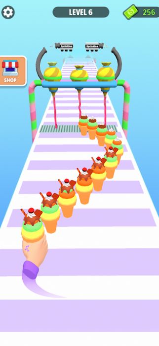 冰淇淋堆叠跑（Ice Cream Stack Games Runner）图1