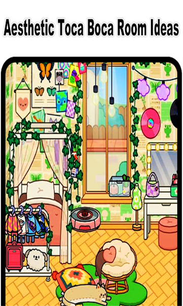 托卡星期三房间创意（Toca Wednesday Room Ideas）