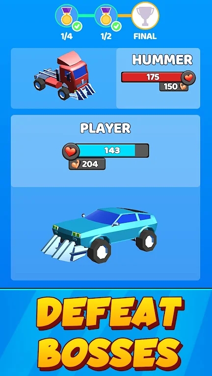 战斗和摧毁汽车游戏图3