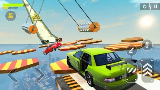 Flying Car Crash: Real Stunts