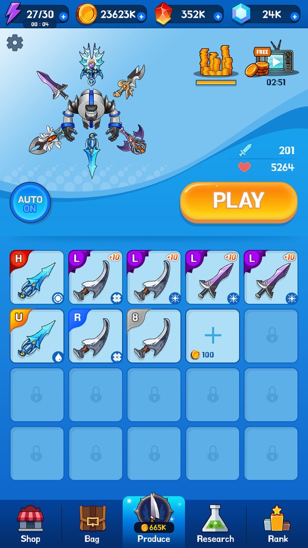 Knife Master: Idle Merge Game