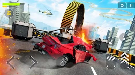 Flying Car Crash: Real Stunts