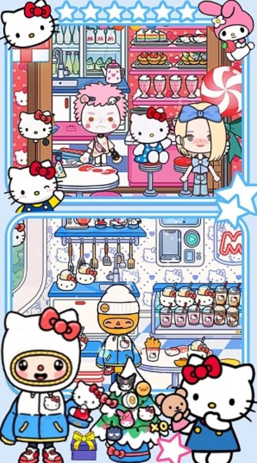米加凯蒂猫世界图1