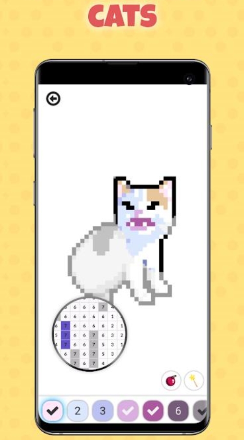 Silly Cats Color By Number