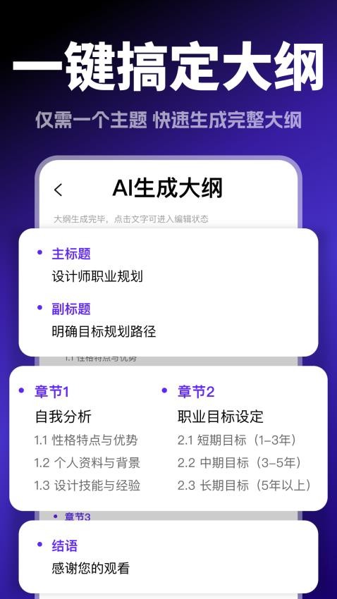 Aippt模版生成app