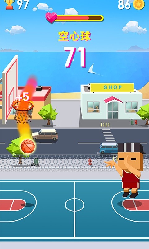 Bouncy Hoops游戏图1