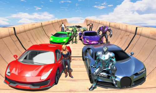 GT赛车特技赛车(Mega Ramps Stunt Car)图1