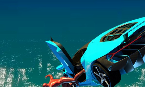 GT赛车特技赛车(Mega Ramps Stunt Car)图3