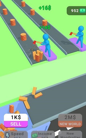 Wood Cutter Clicker图2
