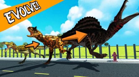 Dinosaur Road Rampage游戏图1