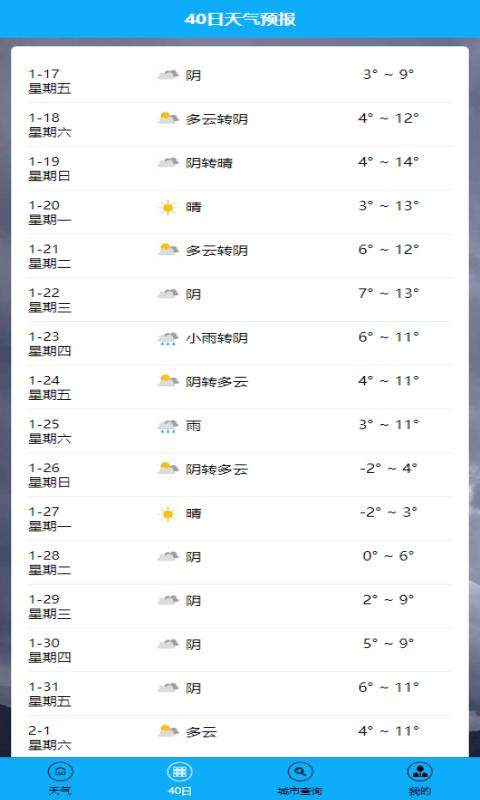 阿布天气app图1