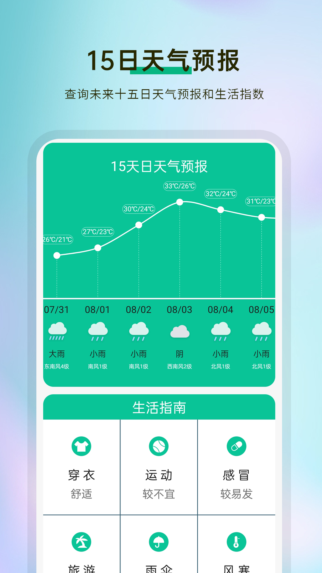 准天气预报app图1