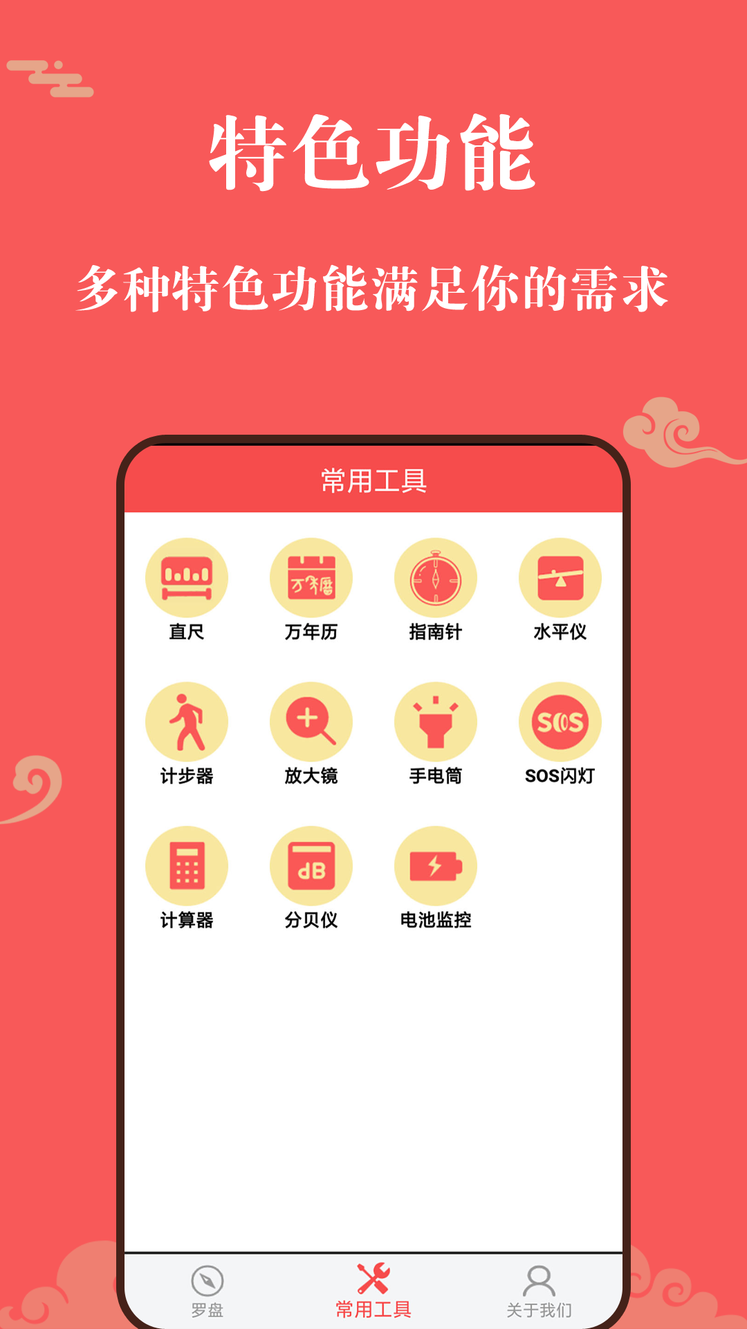 幸运罗盘指南针软件