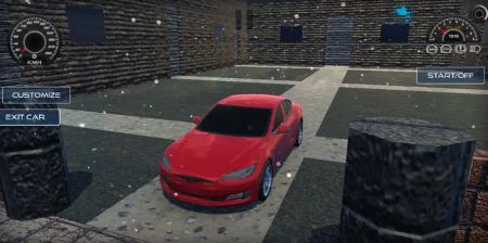 Tesla City Drive Game - Protocol Simulation手机版图2
