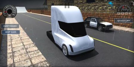 Tesla City Drive Game - Protocol Simulation手机版图1