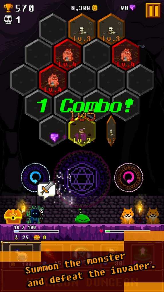Hexagon Dungeon游戏图3