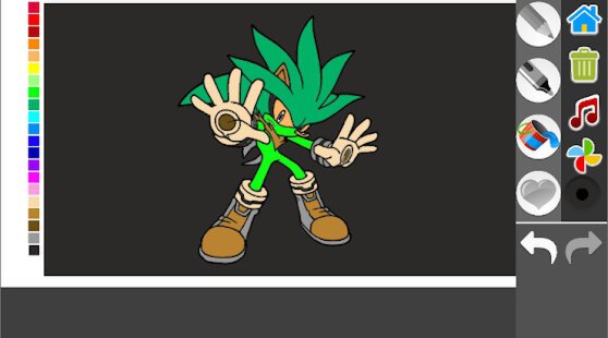Coloring Soni Book Free game图2