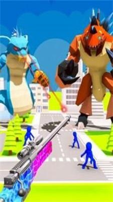 Giant Monster Sniper Wars图2