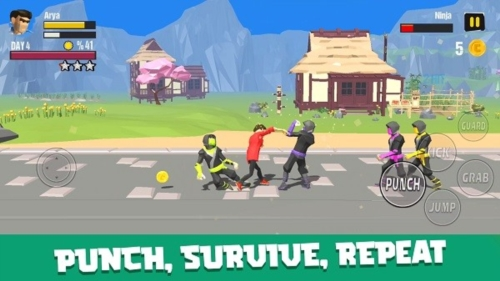 街头搏斗（City Fighter vs Street Gang）游戏图1