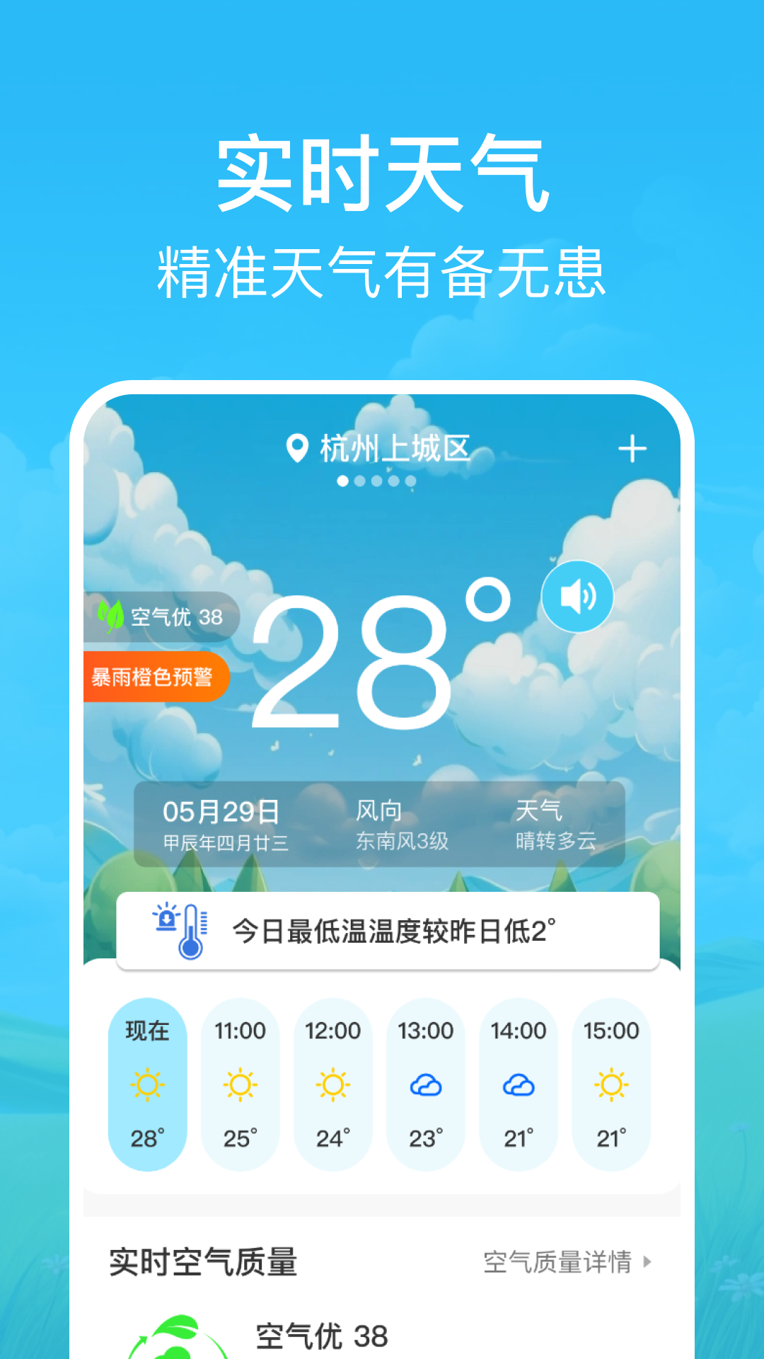 快准天气图1