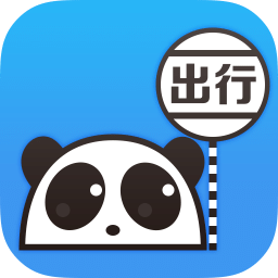 熊猫出行图标