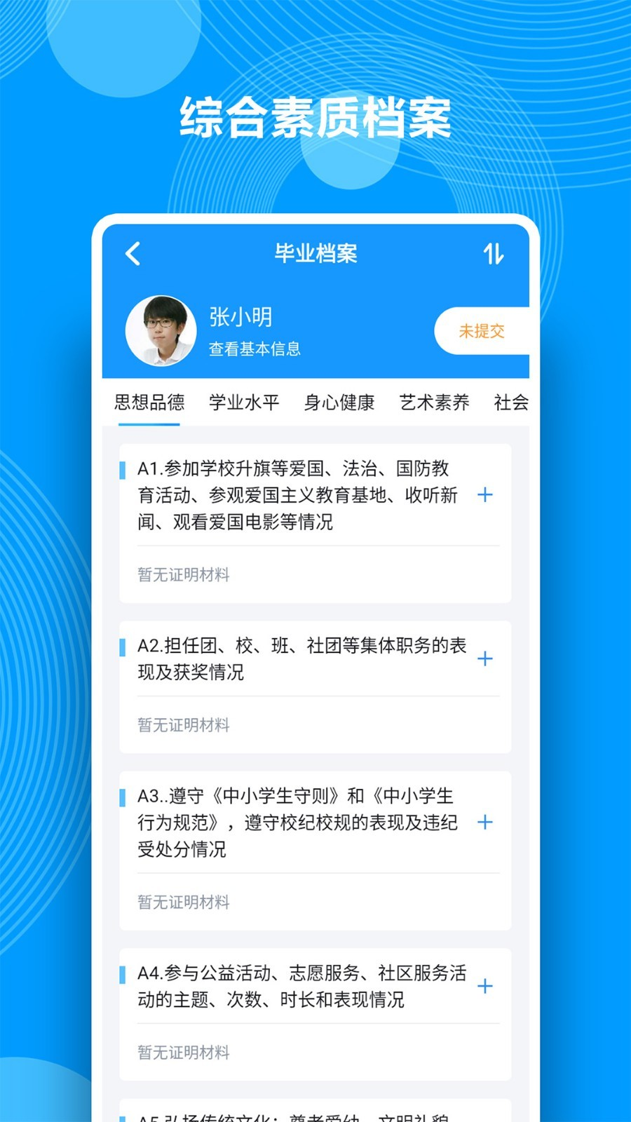 综合素质评价图4