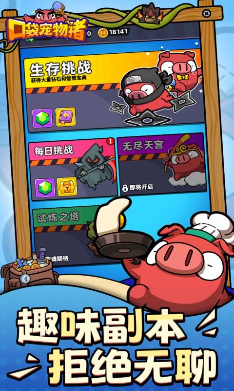 口袋宠物猪图1