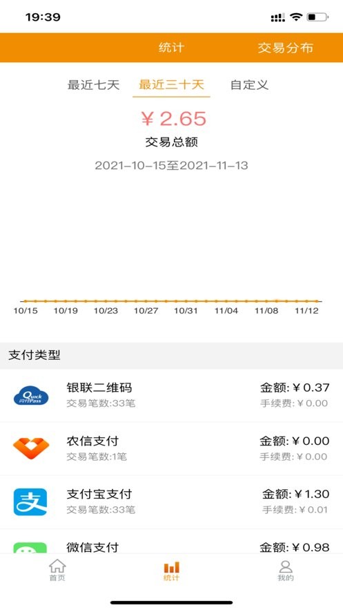 悦农e付收银台图3