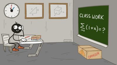火柴人学校逃脱图1