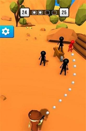 Swing Bullet Shooting Games图2