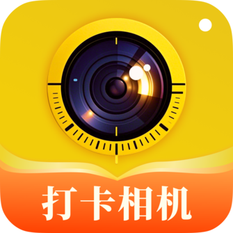 时间定位打卡相机图标