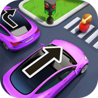 交通3D停车：塞车图标