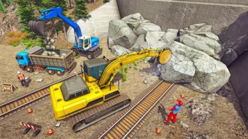 Railway Train Track Construction图1