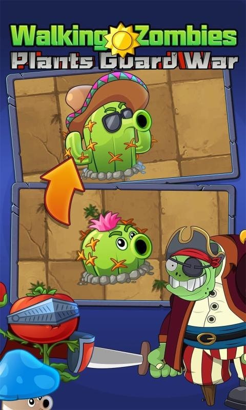 Walking Zombies-Plants Guard War图1