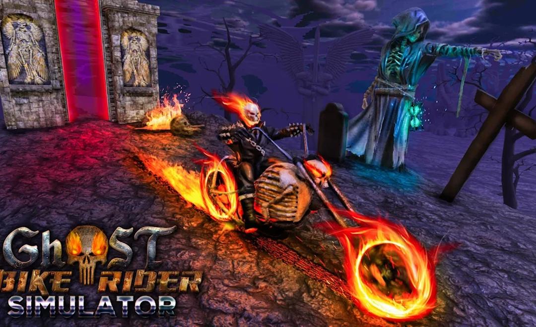 Ghost Bike Rider Simulator 3D图4