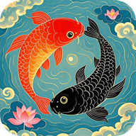 锦鲤金鱼壁纸app图标