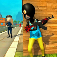 Stickman Police Counter City Gangster图标