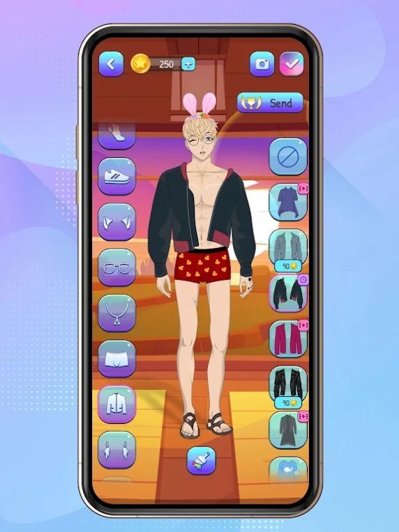 Anime Boys Dress Up Game图2