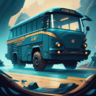 疯狂的大巴车游戏(Crazy Bus Racing)图标