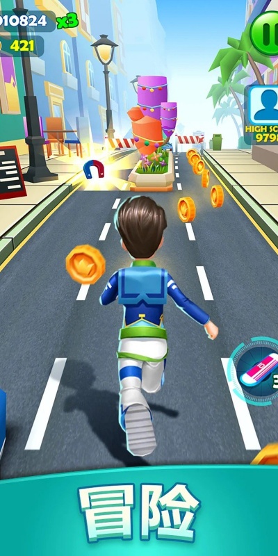 超级小子跑酷