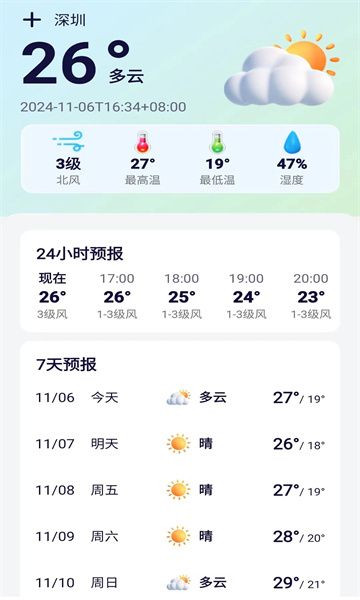 红蛙天气日历图1