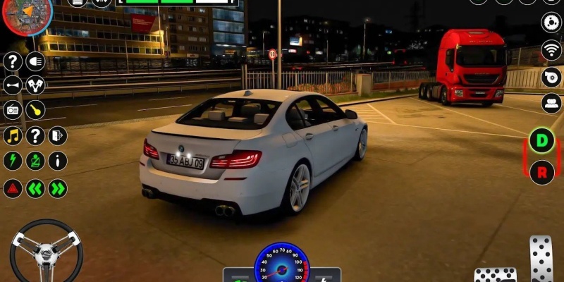 Real School Car Games 3D Sim图3