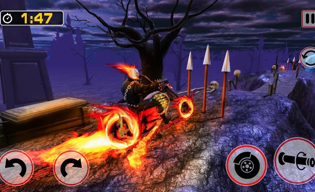 Ghost Bike Rider Simulator 3D图2