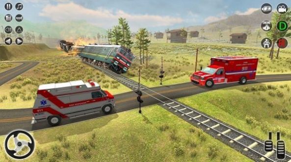 Hospital Ambulance Driver Game图1
