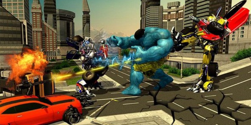 Superhero Monster City Battle游戏