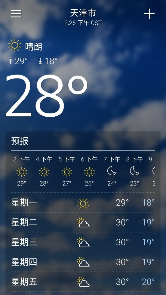 天气app图1